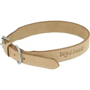 Erbjudande Diego & Louna Hundhalsband i naturläder