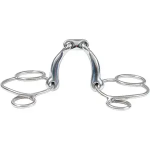 Beställ nu HorseGuard 2 ringbitar för kurvhäst Universal
