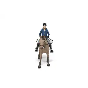 Papo Figur Cheval de promenade et son cavalier Rea