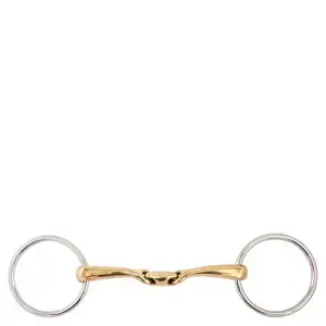 Reapris BR Equitation Dubbelt träns för rund häst Soft Contact