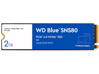 WD SSD Blue SN580 2TB PCIe Gen4 NVMe Rea