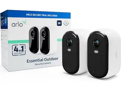Arlo Essential 2 2K Outdoor Camera 2-Pack Beställ idag