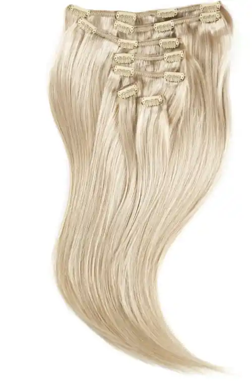 Rapunzel of Sweden Clip-on set 7 pieces 50 cm 10.5 Grey Sänkt pris