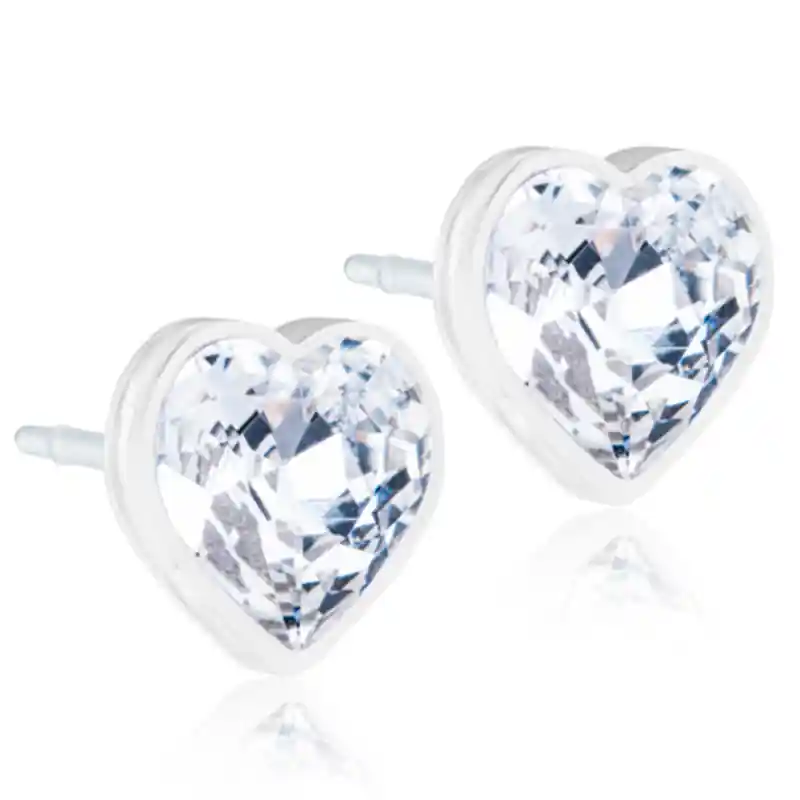 Blomdahl Medical Plastic Heart 6mm Crys Säker betalning