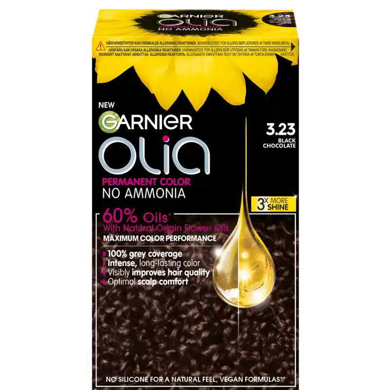 Garnier Olia Permanent Color 3.23 Black Chocolate Handla nu