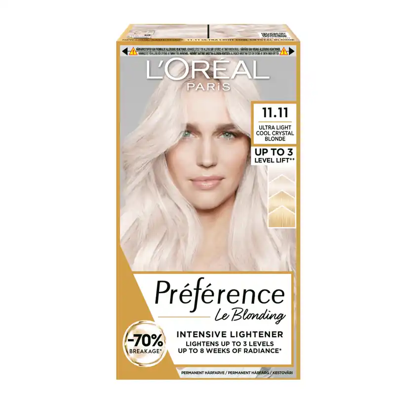 Snabb frakt Loreal Paris Préférence Préférence Ultra Light 11.11 Silver