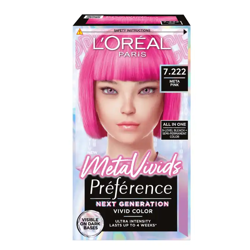 Loreal Paris Préférence Meta Vivids 7.222 Meta Pink Snabb frakt