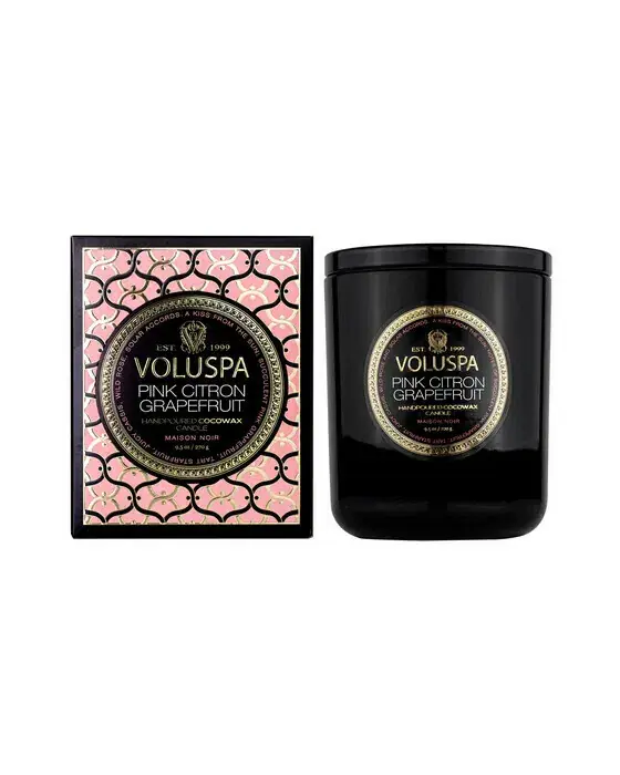 Voluspa Pink Citron Grapefruit Classic Boxed Candle 60h Rea