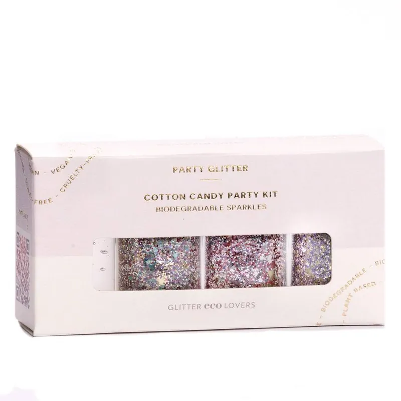 Glitter Eco Lovers Cotton Candy Party Kit 24 ml Extra rabatt