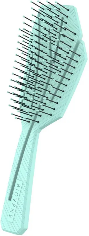 Biovène The conscious Detangling Brush, Mint Green Biodegradable Wet & Rabatter