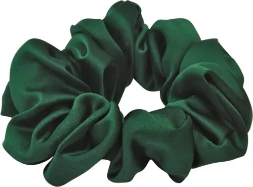 Kundfavorit Lenoites Mulberry Silk Scrunchie Green