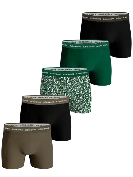 Rabatt Björn Borg Cotton Stretch Boxer 5-pack Multi, M