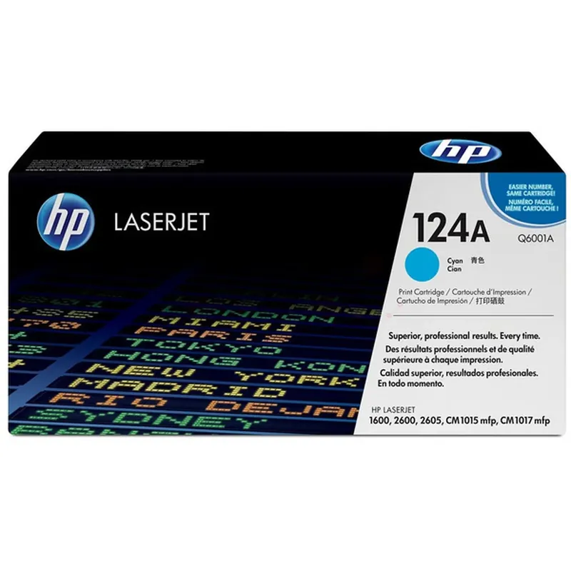 HP 124A Tonerkassett Cyan Populärt val