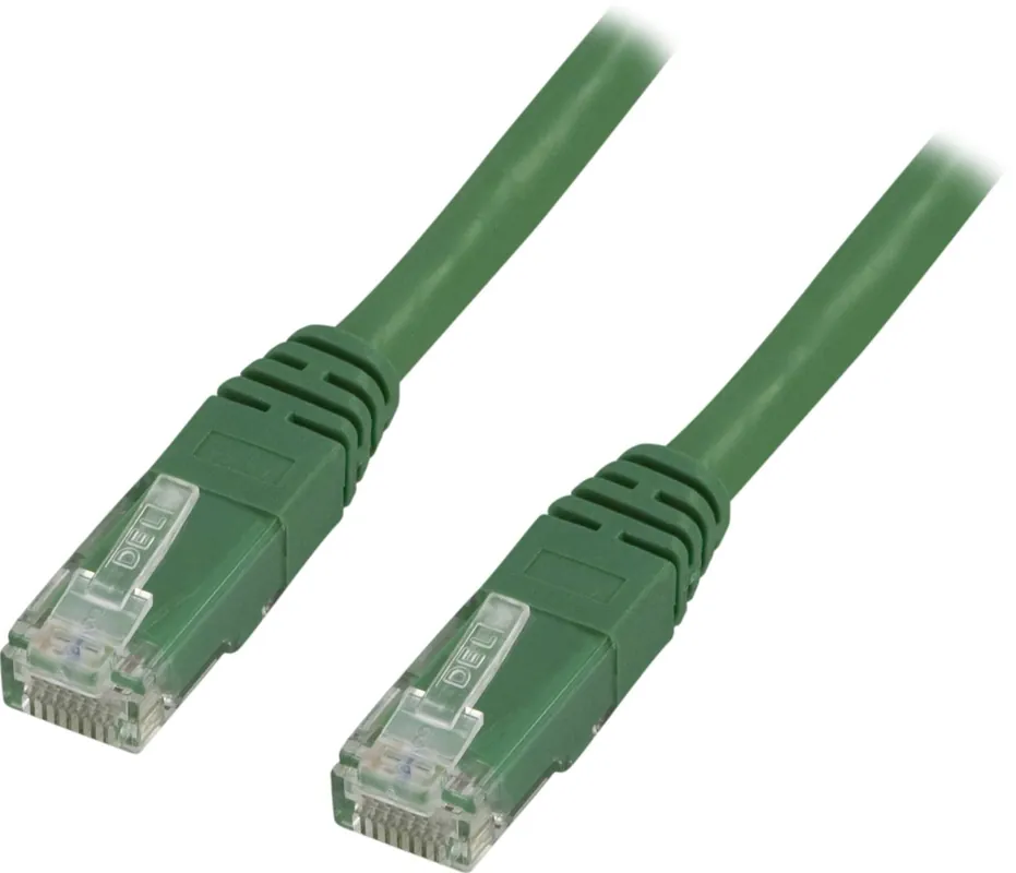 DELTACO U/UTP Cat6 patchkabel 5 m, grön Trygg betalning