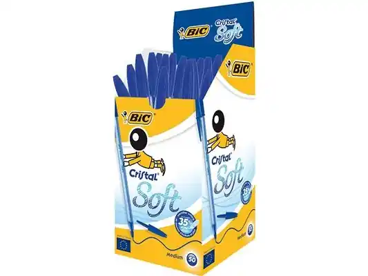 BIC Cristal Soft Medium Blå (50) Beställ nu