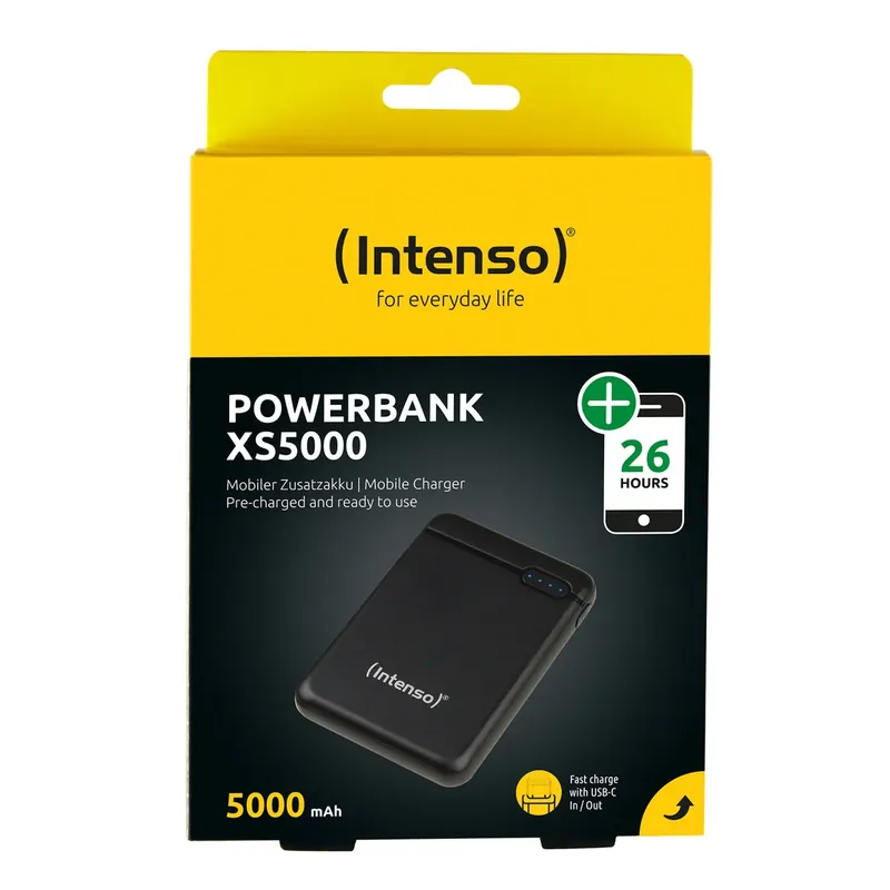 Intenso Powerbank 5000 mAh, svart Rea