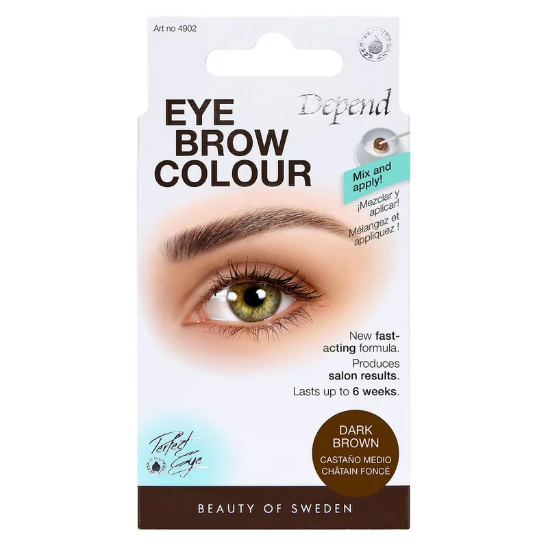 Depend Eyebrow Colour Dark Brown 15ml Populär