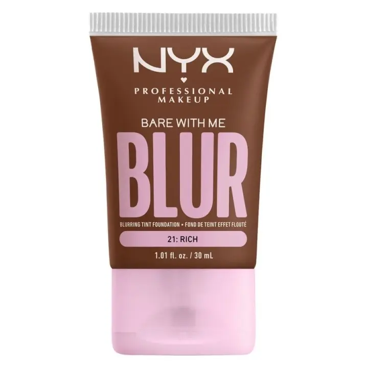 NYX Professional Makeup Bare With Me Blur Tint Foundation 21 Rich Billigare
