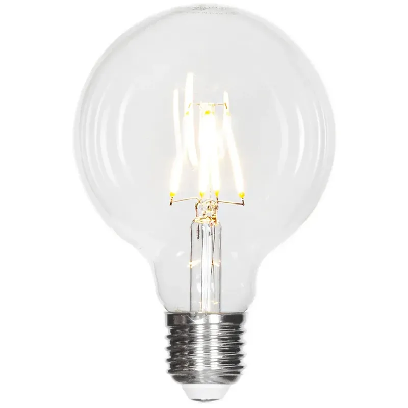 Rabatt E27 LED dimbar 4W Ø95mm (Transparent)