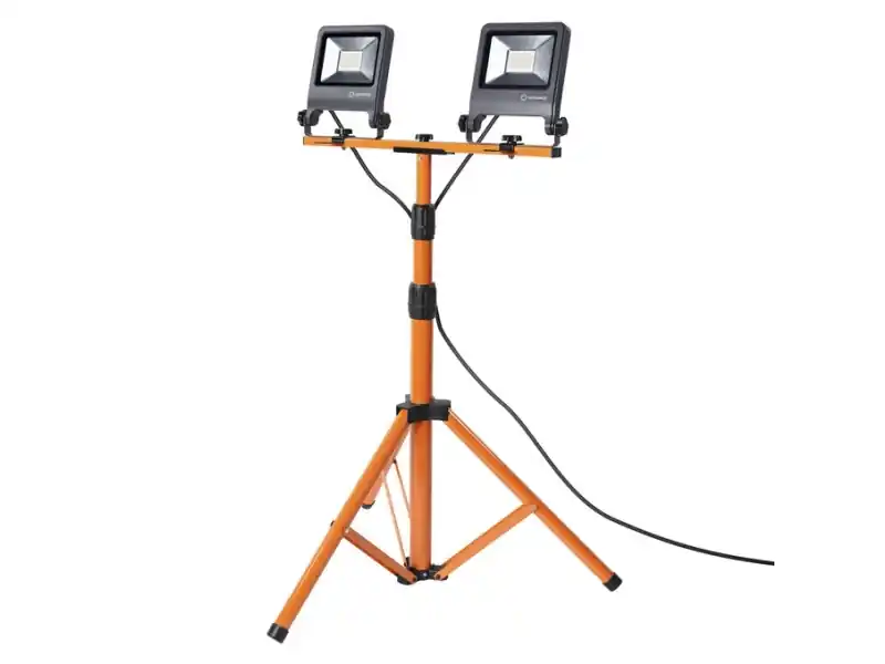Begränsad tid Worklight - Tripod 2X30 W 4000 K (Mörkgrå)