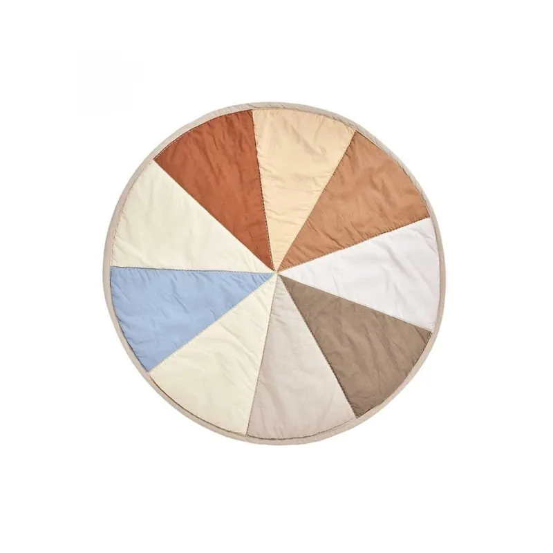 Lågt pris OYOY MINI - Moni Quilted Blanket - Barnens matta - 908 Multi - Ø100 x H0,5 cm