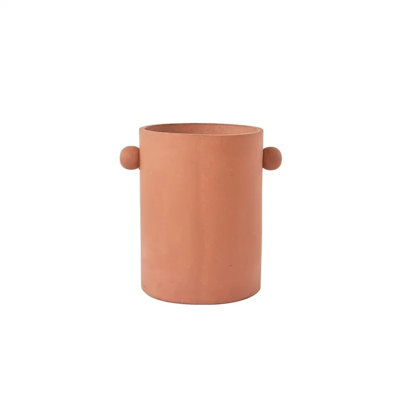 OYOY LIVING - Inka Planter - Växtlåda - Terracotta - Large - H43 x L42,5 x W31 cm Köp online