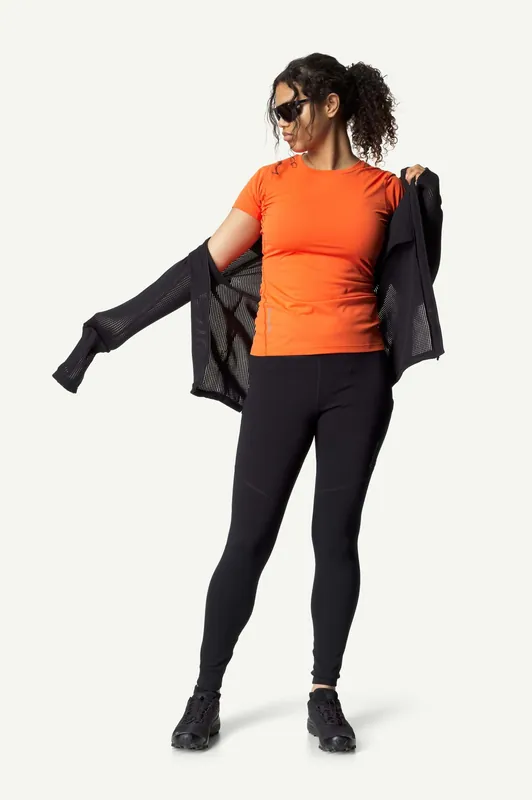 Nyhet Houdini Pace Air Tee Women Sunset Orange