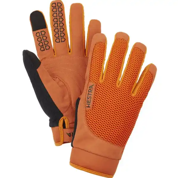 Populär Hestra Bike Long Sr - 5 Finger Orange