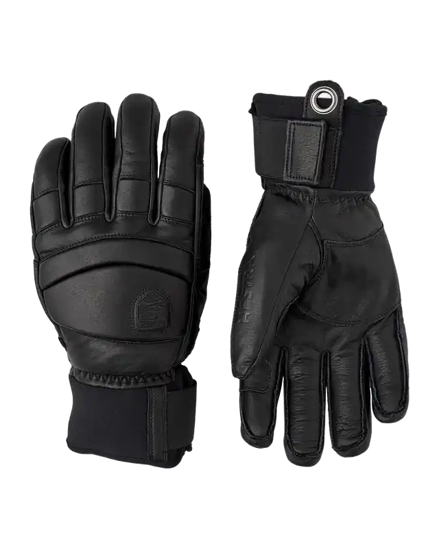 Hestra Fall Line 5-Finger Gloves Black/Black Extra rabatt