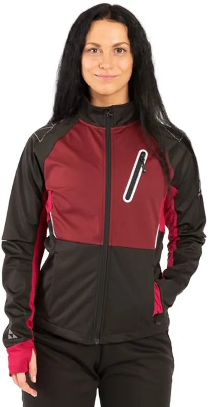 Säker betalning Fischer Åsarna 2 Softshell Jacket W Burgundy