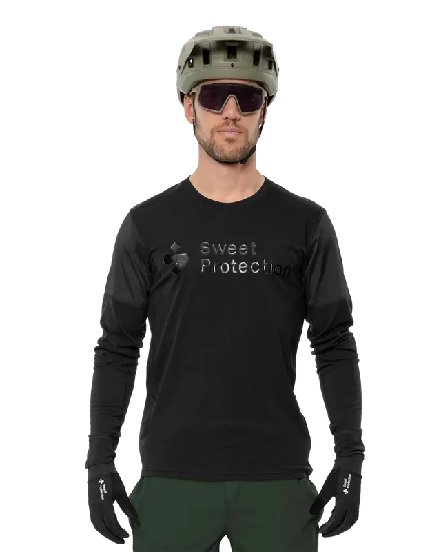 Lågt pris Sweet Protection Hunter Merino Hybrid LS Jersey M Black