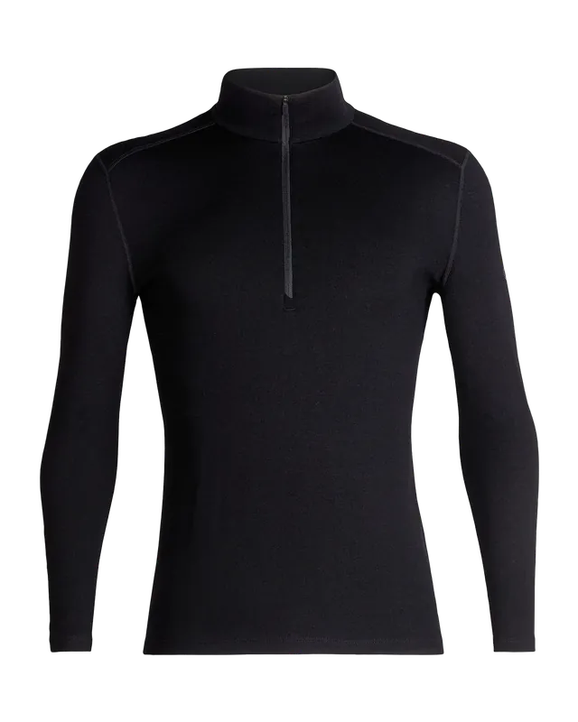 Icebreaker 260 Tech LS Half-Zip Top Men Black Nedsatt pris