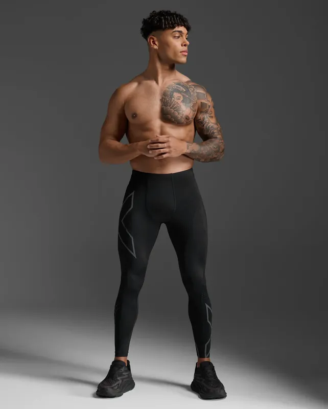 2XU Light Speed Compression Tights Men Black/Black Reflectiv Snabb leverans