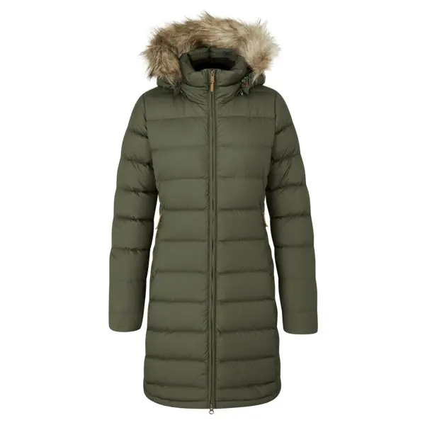 Rab Deep Cover Parka Wmns Army Trygg betalning