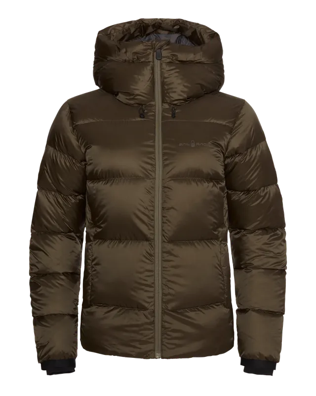 Sail Racing W Cloud Down Hood Dusty Green Premium