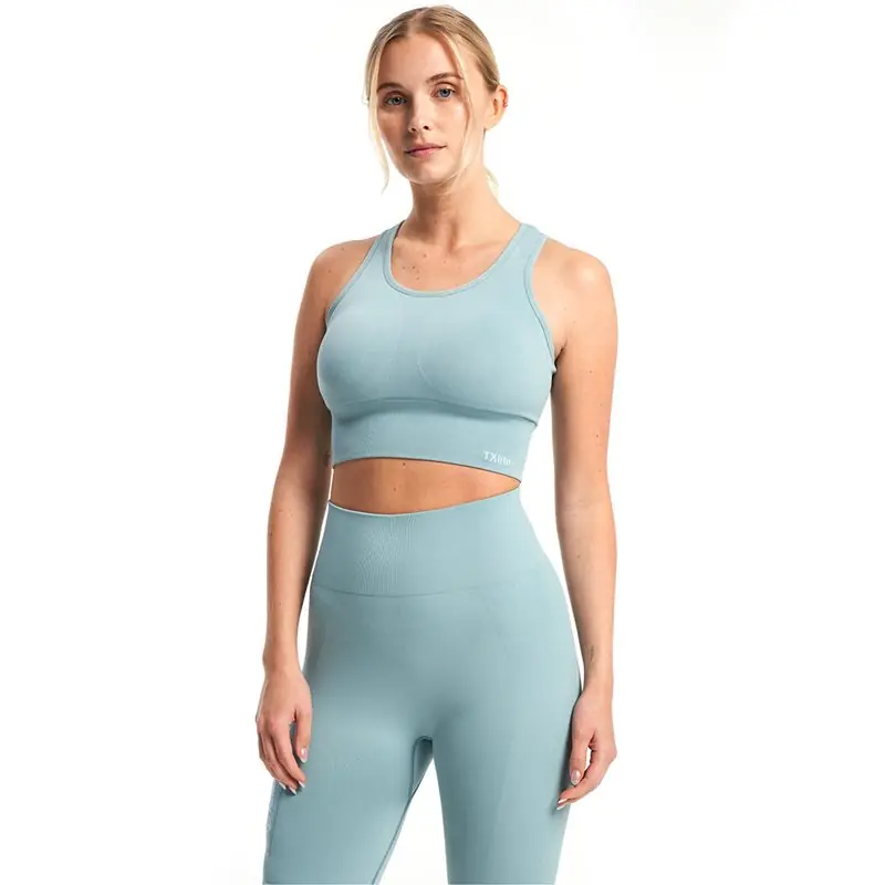 Utförsäljning Tenson Seamless Top W Stone Blue