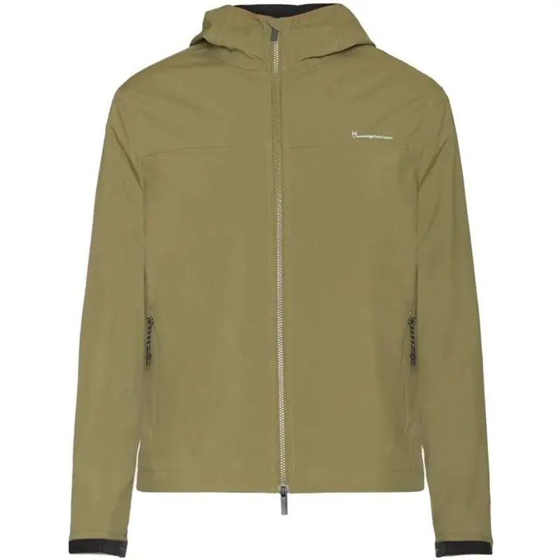 Beställ nu KnowledgeCotton Apparel Nordenvind Light Shell Jacket Burned Olive