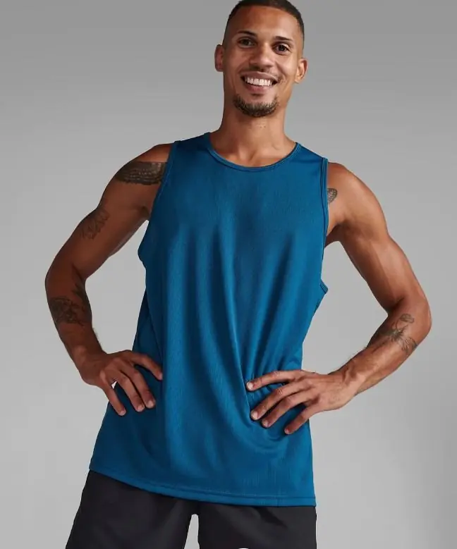 Extra rabatt 2XU Aero Tank Majol/Silver Reflective