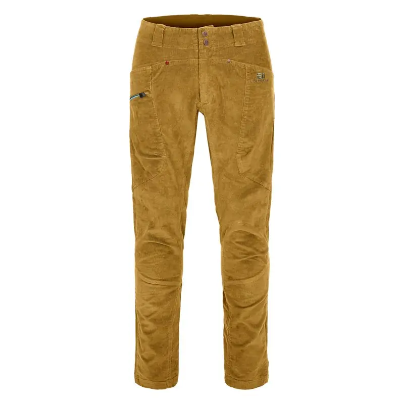 Fynd Elevenate M Après Cord Pants Mustard Brown