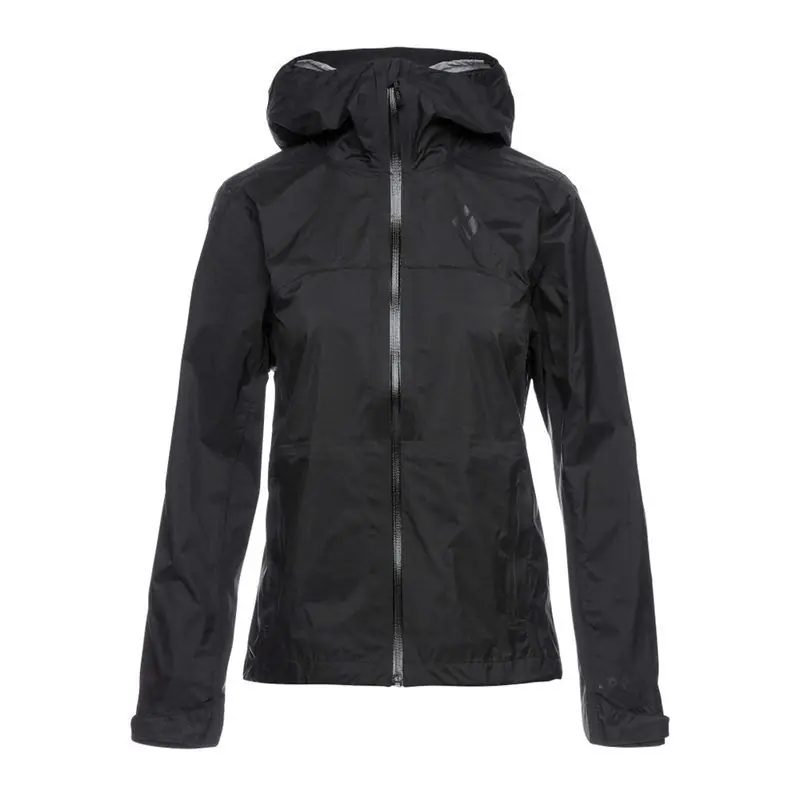 Black Diamond TreeLine Rain ShellJacket Women Black Begränsad tid