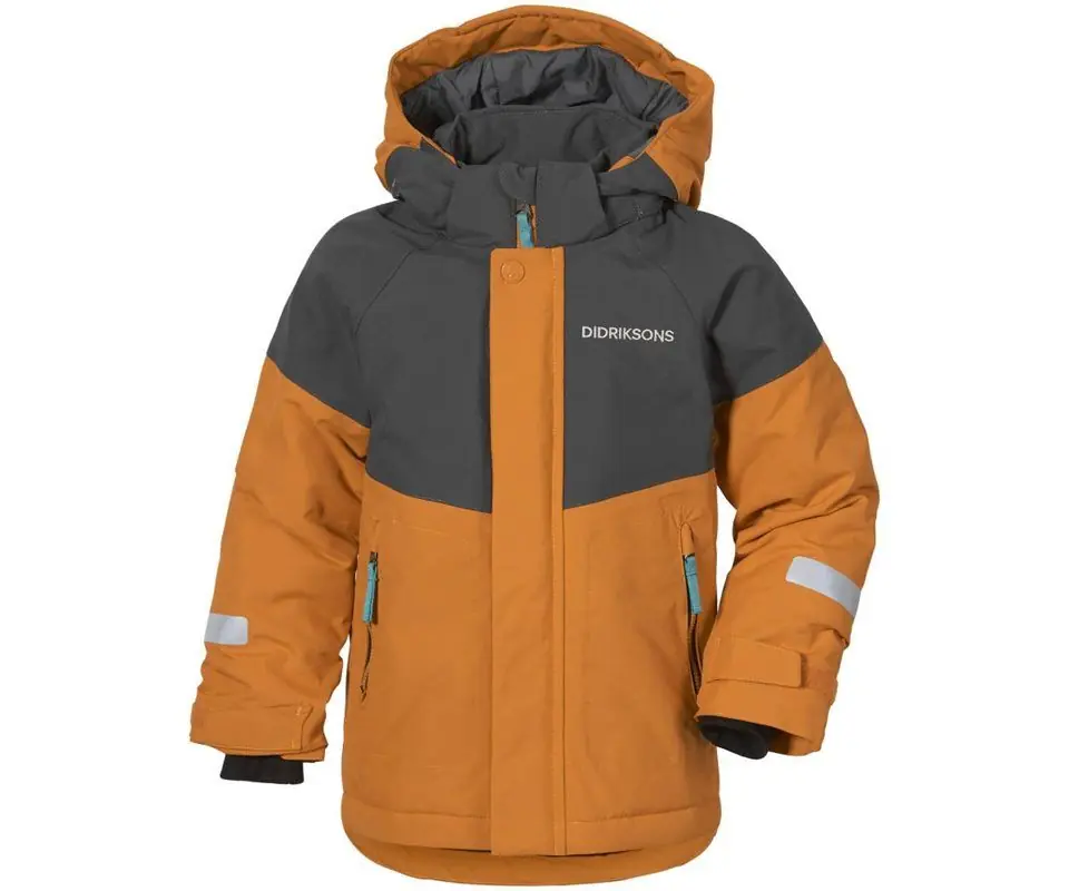 Didriksons Lun 3 Jacket Kids Burnt Glow Erbjudande