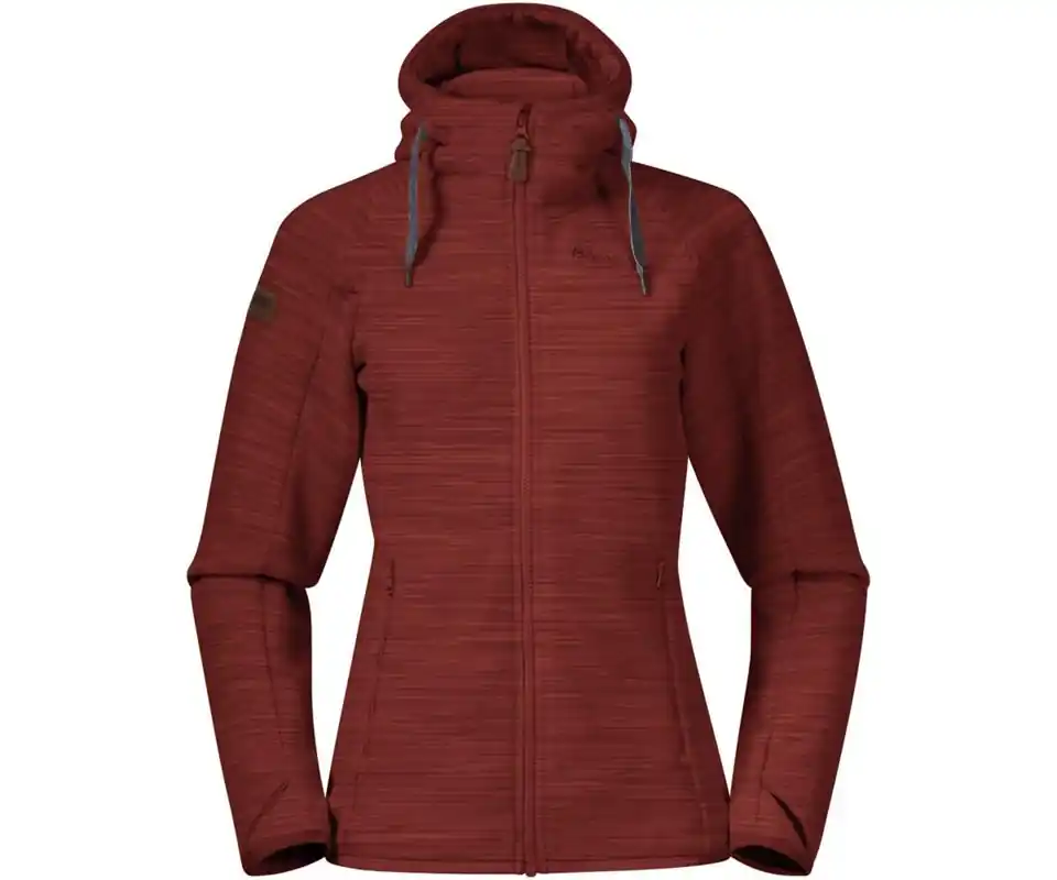 Utförsäljning Bergans Hareid Fleece Jacket Women Chianti Red