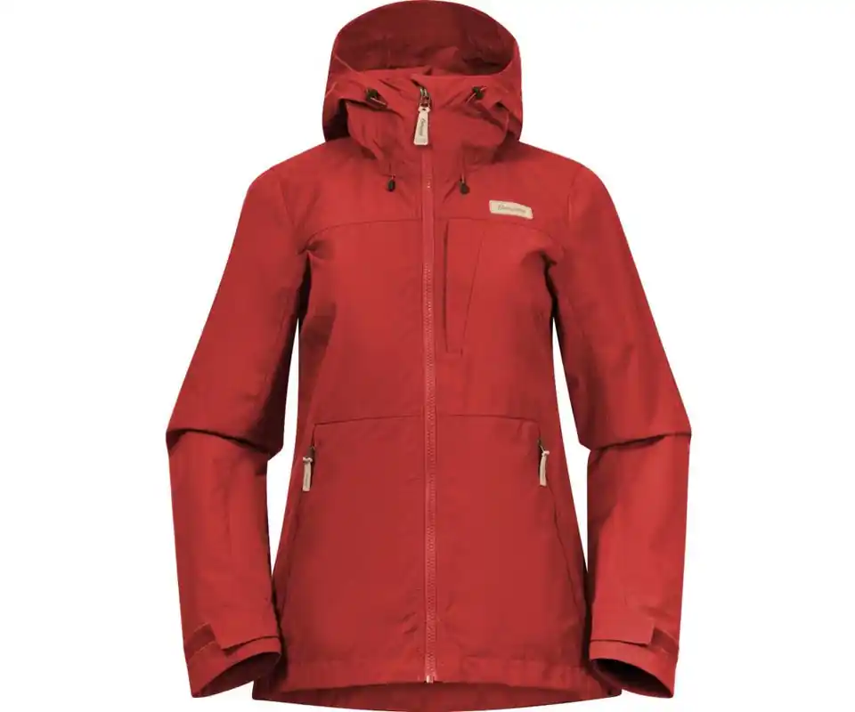 Bergans Nordmarka Leaf Light Wind Jacket Women Dark Brick Nyhet