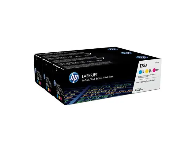 Nedsatt pris HP Toner CF371AM 128A 3,9K CMY 3/FP