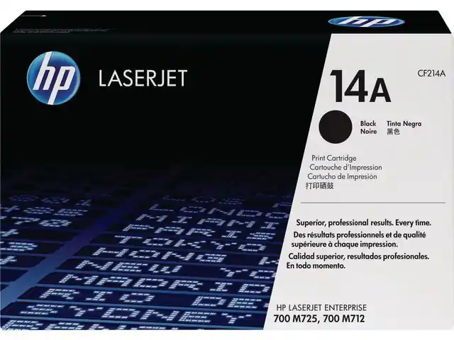 HP Toner CF214A 14A 10K Svart Populär